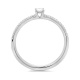 Anillo Solitario de oro blanco de 18 Kt con diamantes de 0,25 a 0,65 ct