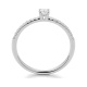 Anillo Solitario de oro blanco de 18 Kt con diamantes de 0,25 a 0,65 ct