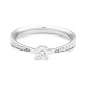 Anillo Solitario de oro blanco de 18 Kt con diamantes de 0,31 a 0,72 ct
