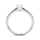 Anillo Solitario de oro blanco de 18 Kt con diamantes de 0,31 a 0,72 ct