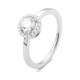 Anillo Solitario de oro blanco de 18 Kt con diamantes de 0,40 a 0,65 ct