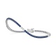 Pulsera Rivière de oro blanco de 18 Kt con piedra de color y diamantes