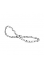 Pulsera Rivière de oro blanco de 18 Kt con diamantes de 5,70 a 26,50 ct