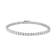Pulsera Rivière de oro blanco de 18 Kt con diamantes de 5,70 a 26,50 ct