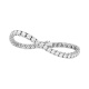 Pulsera Rivière de oro blanco de 18 Kt con diamantes de 5,70 a 26,50 ct