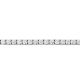 Pulsera Rivière de oro blanco de 18 Kt con diamantes de 5,70 a 26,50 ct