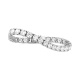 Pulsera Rivière de oro blanco de 18 Kt con diamantes de 5,70 a 26,50 ct