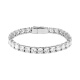 Pulsera Rivière de oro blanco de 18 Kt con diamantes de 5,70 a 26,50 ct