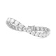 Pulsera Rivière de oro blanco de 18 Kt con diamantes de 5,70 a 26,50 ct