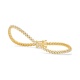 Pulsera Rivière de oro amarillo de 18 Kt con diamantes de 1,00 a 5,00 ct