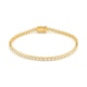 Pulsera Rivière de oro amarillo de 18 Kt con diamantes de 1,00 a 5,00 ct