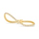 Pulsera Rivière de oro amarillo de 18 Kt con diamantes de 1,00 a 5,00 ct