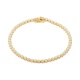 Pulsera Rivière de oro amarillo de 18 Kt con diamantes de 1,00 a 5,00 ct