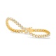 Pulsera Rivière de oro amarillo de 18 Kt con diamantes de 1,00 a 5,00 ct