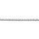 Pulsera Rivière de oro blanco de 18 Kt con diamantes de 1,00 a 14,23 ct