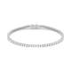 Pulsera Rivière de oro blanco de 18 Kt con diamantes de 1,00 a 14,23 ct
