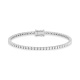 Pulsera Rivière de oro blanco de 18 Kt con diamantes de 1,00 a 14,23 ct