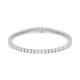 Pulsera Rivière de oro blanco de 18 Kt con diamantes de 1,00 a 14,23 ct