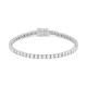 Pulsera Rivière de oro blanco de 18 Kt con diamantes de 1,00 a 14,23 ct