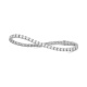 Pulsera Rivière de oro blanco de 18 Kt con diamantes de 1,00 a 14,23 ct