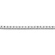 Pulsera Rivière de oro blanco de 18 Kt con diamantes de 1,00 a 14,23 ct