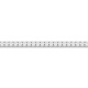 Pulsera Rivière de oro blanco de 18 Kt con diamantes de 1,00 a 14,23 ct