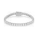 Pulsera Rivière de oro blanco de 18 Kt con diamantes de 1,00 a 14,23 ct
