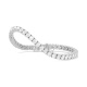 Pulsera Rivière de oro blanco de 18 Kt con diamantes de 1,00 a 14,23 ct