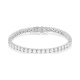 Pulsera Rivière de oro blanco de 18 Kt con diamantes de 1,00 a 14,23 ct