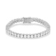 Pulsera Rivière de oro blanco de 18 Kt con diamantes de 1,00 a 14,23 ct