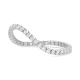 Pulsera Rivière de oro blanco de 18 Kt con diamantes de 1,00 a 14,23 ct