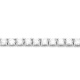 Pulsera Rivière de oro blanco de 18 Kt con diamantes de 1,00 a 14,23 ct