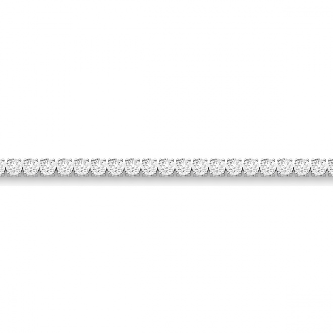Pulsera Rivière de oro amarillo de 18 Kt con diamantes de 12,00 ct