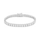 Pulsera Rivière de oro amarillo de 18 Kt con diamantes de 12,00 ct