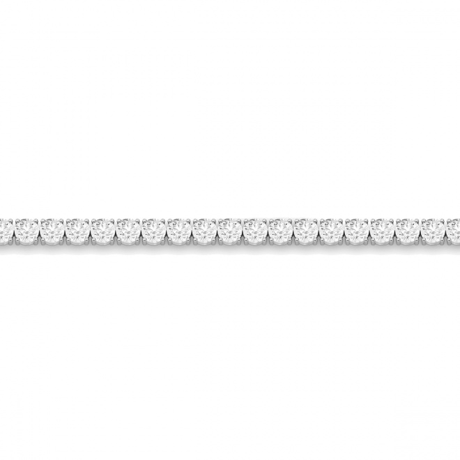 Pulsera Rivière de oro amarillo de 18 Kt con diamantes de 14,80 ct