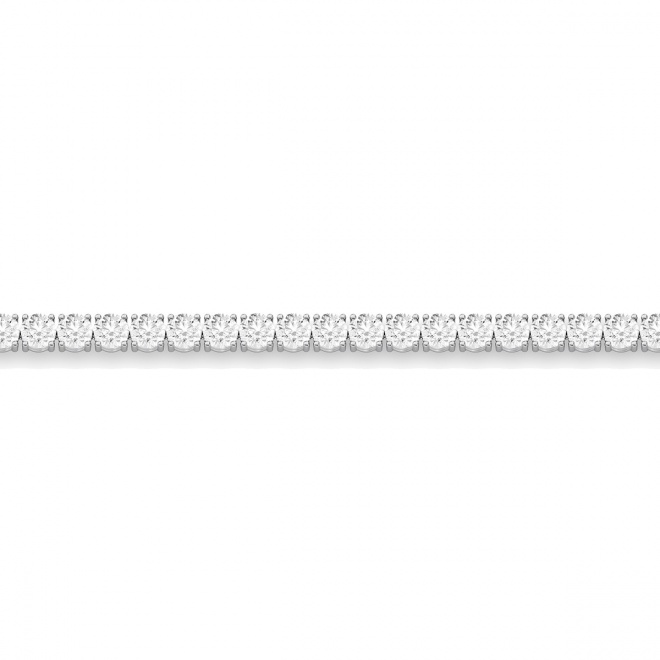 Pulsera Rivière de oro amarillo de 18 Kt con diamantes de 16,50 ct