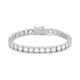 Pulsera Rivière de oro amarillo de 18 Kt con diamantes de 16,50 ct