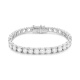 Pulsera Rivière de oro amarillo de 18 Kt con diamantes de 21,30 ct