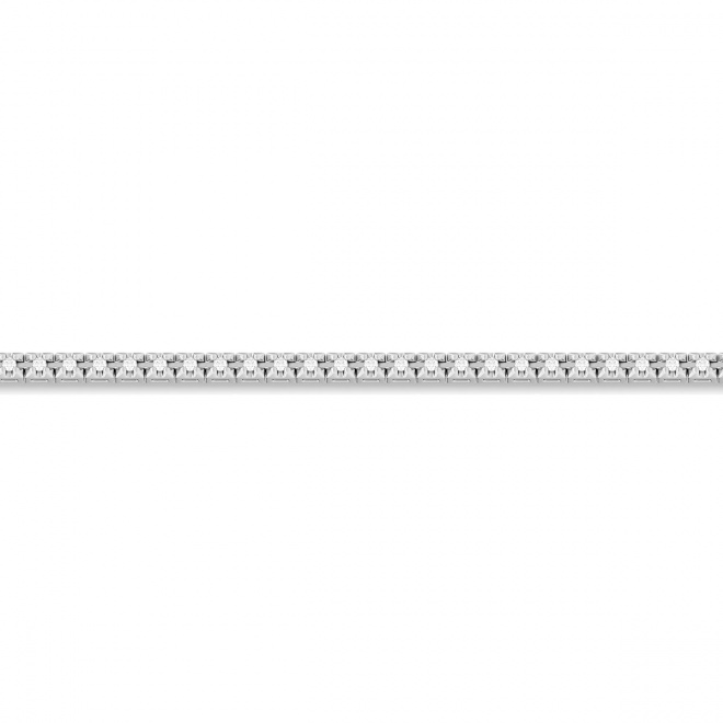 Pulsera Rivière de oro blanco de 18 Kt con diamantes de 0,25 a 1,50 ct