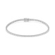 Pulsera Rivière de oro blanco de 18 Kt con diamantes de 0,25 a 1,50 ct