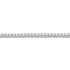 Pulsera Rivière de oro blanco de 18 Kt con diamantes de 0,25 a 1,50 ct