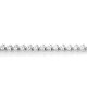 Pulsera Rivière de oro blanco de 18 Kt con diamantes de 1,00 a 5,00 ct