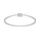Pulsera Rivière de oro blanco de 18 Kt con diamantes de 1,00 a 5,00 ct