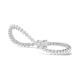 Pulsera Rivière de oro blanco de 18 Kt con diamantes de 1,00 a 5,00 ct