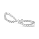 Pulsera Rivière de oro blanco de 18 Kt con diamantes de 1,00 a 5,00 ct