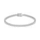 Pulsera Rivière de oro blanco de 18 Kt con diamantes de 1,50 a 3,50 ct