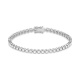 Pulsera Rivière de oro blanco de 18 Kt con diamantes de 1,50 a 3,50 ct