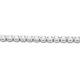 Pulsera Rivière de oro blanco de 18 Kt con diamantes de 1,50 a 3,50 ct