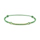 Pulsera Rivière con cadena de oro amarillo de 18 Kt con topacio de 0,55 ct