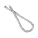 Collar Semirrígido de oro blanco de 18 Kt con diamantes de 12,50 a 22,85 ct